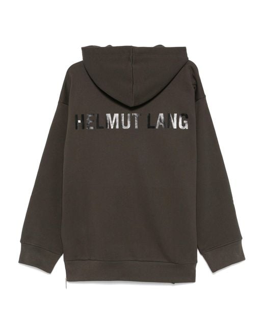 Helmut Lang Black Mega Hoodie
