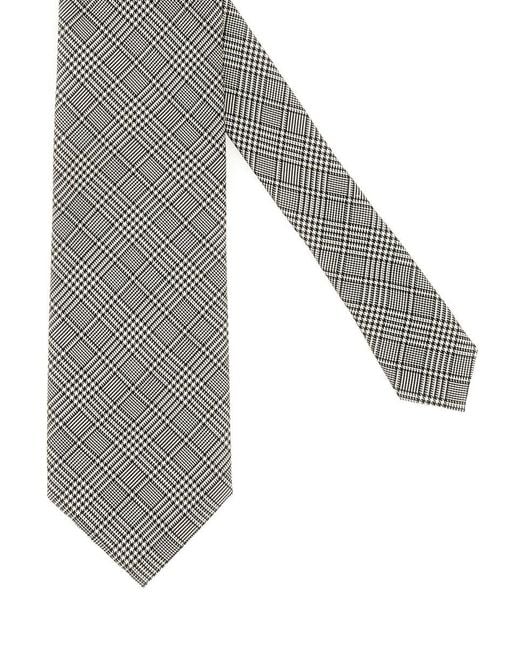 Tom Ford White Silk Tie for men