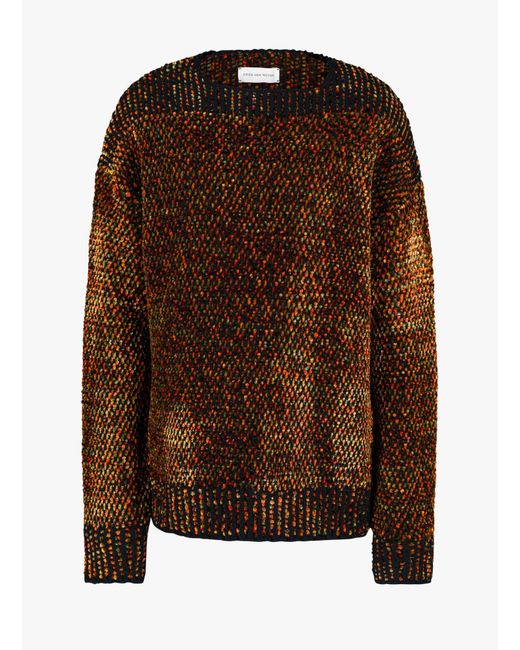 Dries Van Noten Brown 03230 Malta 2728 M.K.Sweater