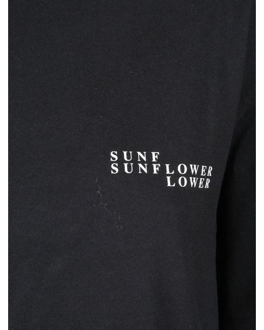 sunflower Black Logo Tee for men