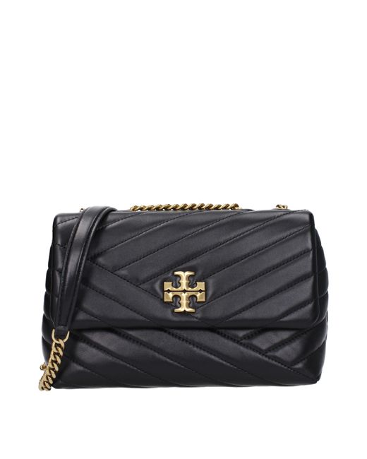 Sacs d'épaule kira femmes en cuir noir Tory Burch en coloris Black