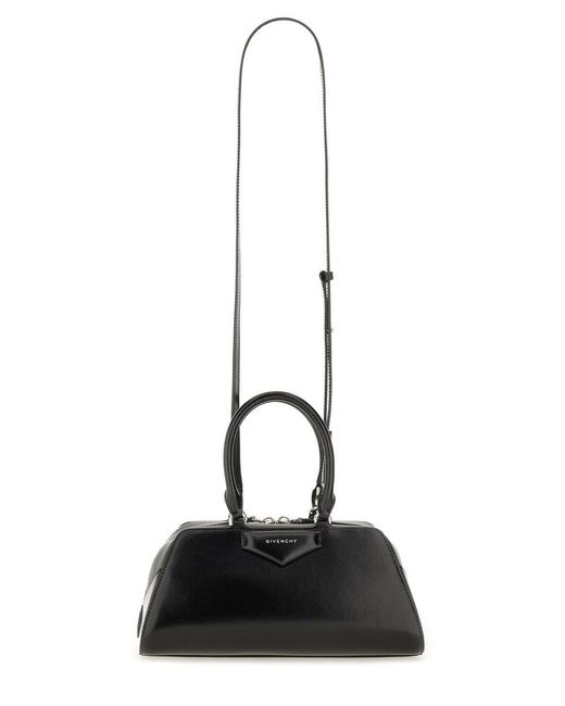 Givenchy Black "Antigona East-West" Bag Small