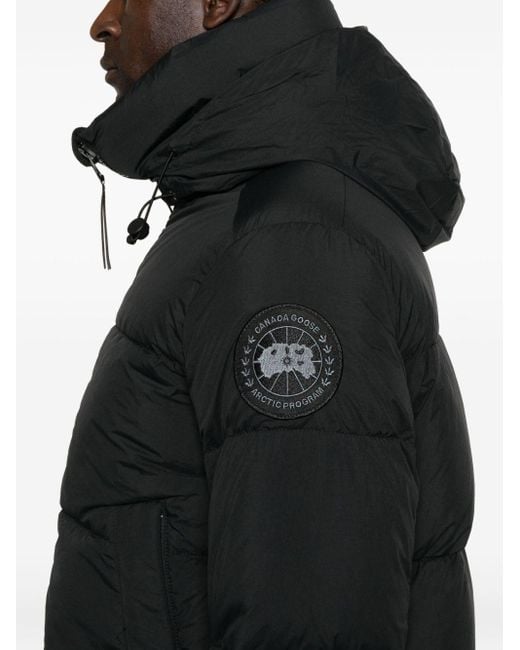 Canada Goose Donsjack Met Logopatroon in het Black voor heren