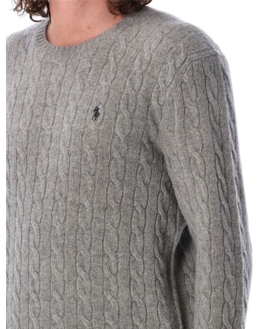 Pulls Gray Polo Ralph Lauren pour homme