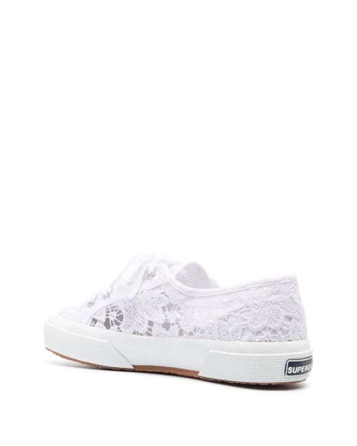 Superga White 2750 Makrame