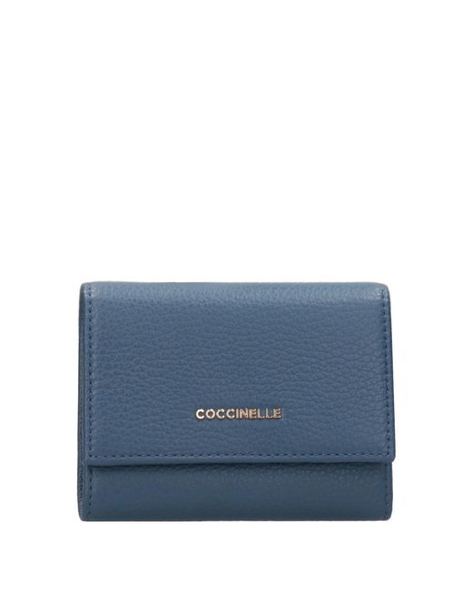 Coccinelle Portemonnees Donkerblauw in het Blue