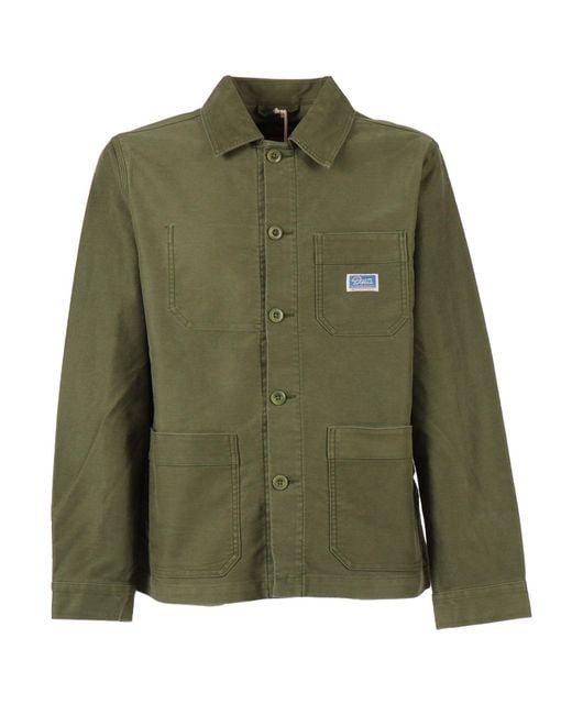 Deus Ex Machina Green Speedshop Chore Jacket