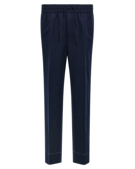 Brioni 'asolo' Broek in het Blue voor heren