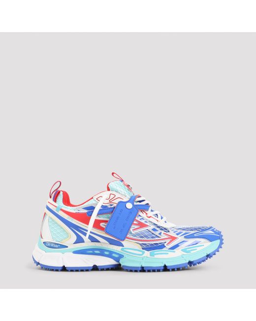 Off-White c/o Virgil Abloh Blue M-Be Right Back Net Sneakers