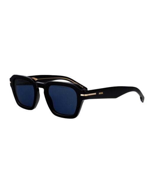 Boss Blue Acetate Sunglasses for men