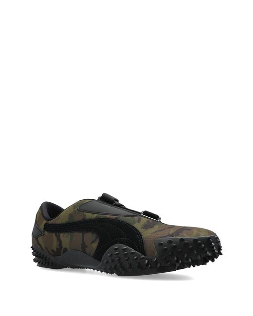 PUMA Camo Sneakers Met Velcro Strap in het Black