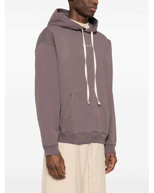 Paura Santi Hoodie Basic in het Brown voor heren