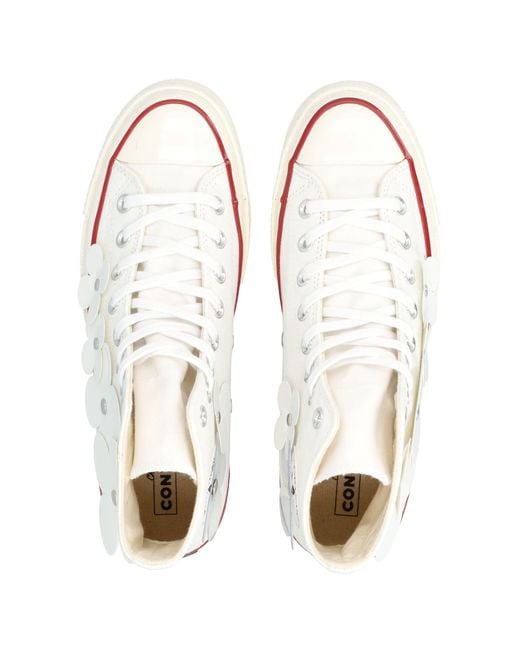 Converse White Chuck 70 3-D Flourish Sneakers