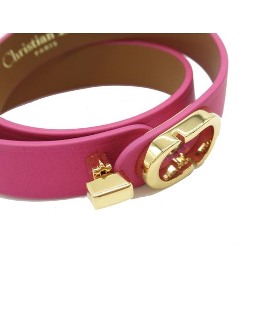 Dior Pink 30 Montaigne Double Bracelet