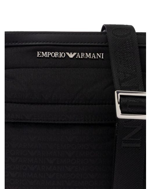 Emporio Armani Nylon Crossbody Bag in Black für Herren