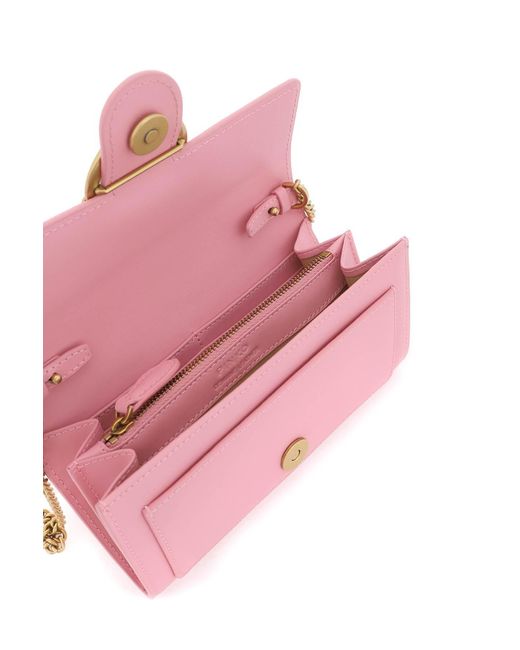 Bag Love Simply Crossbody Bag Pinko de color Pink