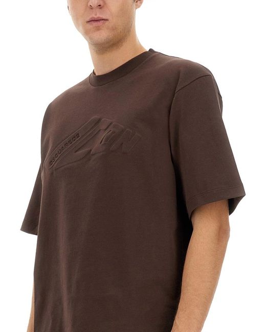 DSquared² Brown "Icon New Generation" T Shirt