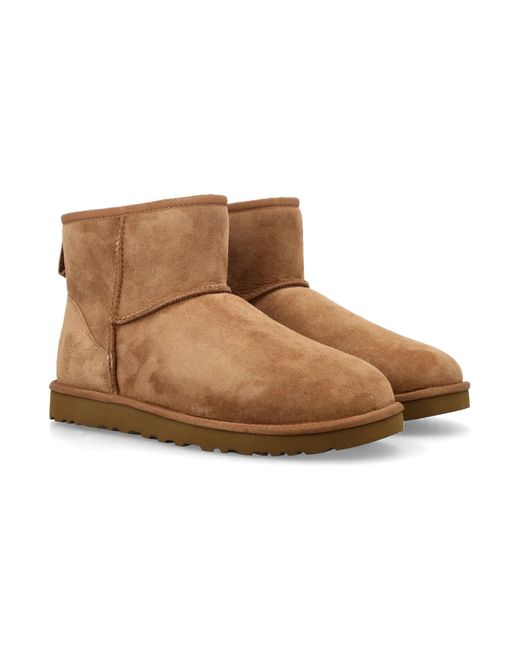 Ugg Brown Classic Mini Suede Boots for men