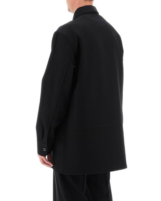 Camicia di Jil Sander in Black da Uomo