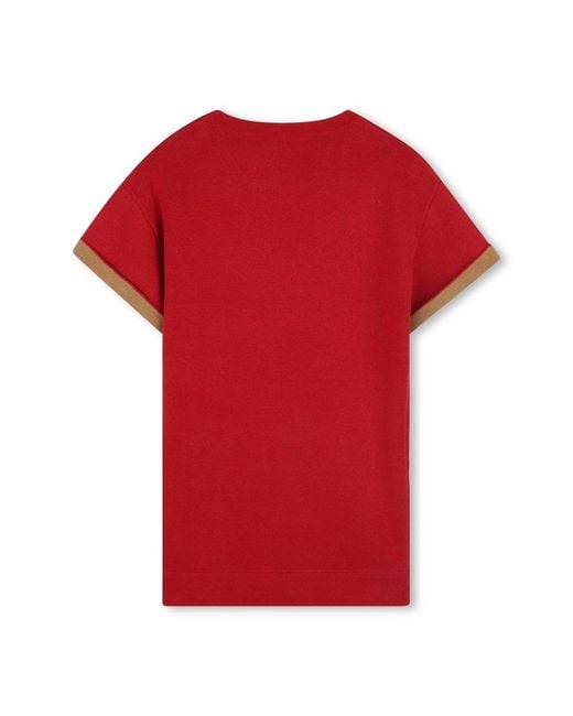 Lanvin Red Dress "Laces"