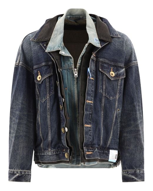 新品 ミハラヤスヒロ Triple Layered Denim Jacket