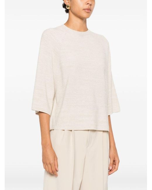 Fabiana Filippi White Cotton Blend-T-Shirt