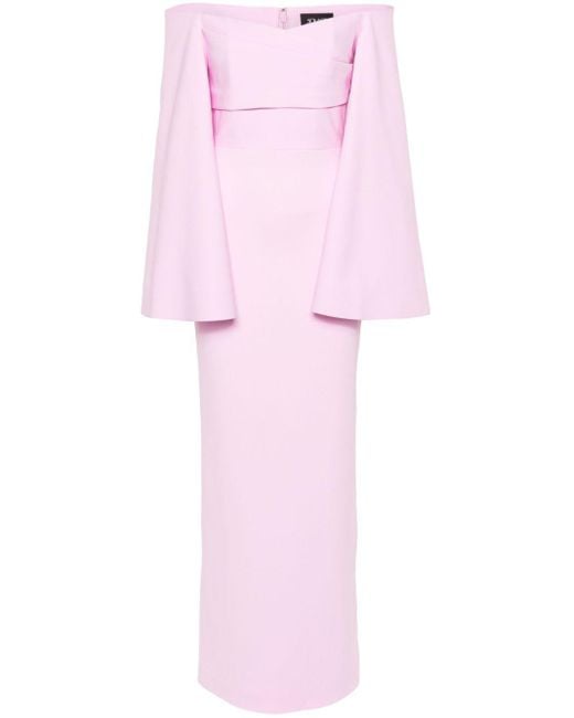 Solace London Pink Eliana Maxi Dress