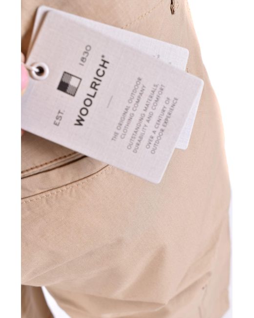 Woolrich Natural Shorts for men