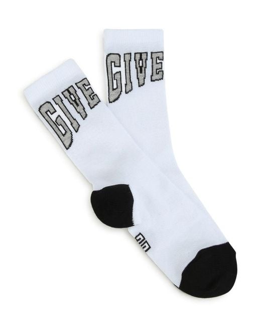 Givenchy White Logo Socks