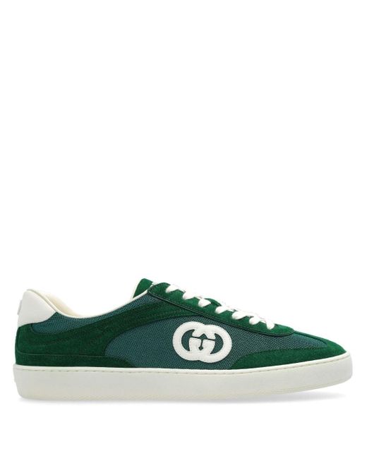 Gucci Green Interlocking G Sneakers for men