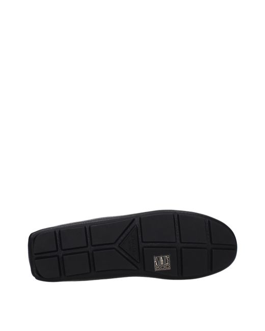 Prada Black Leather Loafers