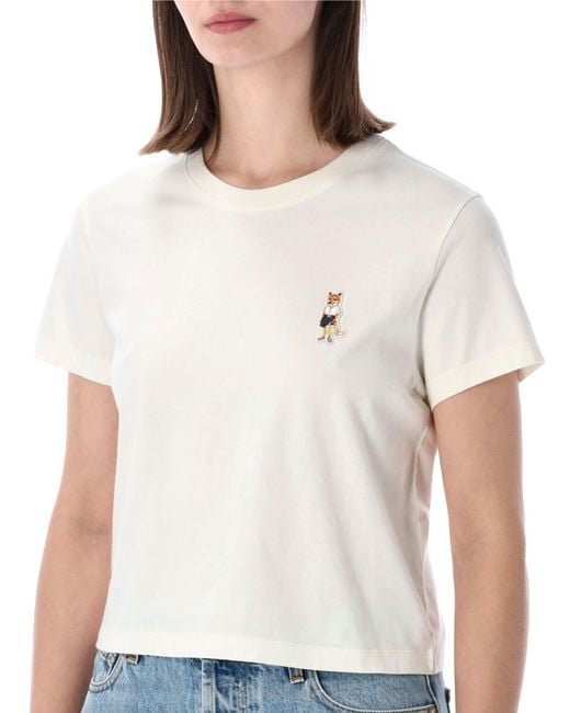 Maison Kitsuné Blue T Shirts And Polos
