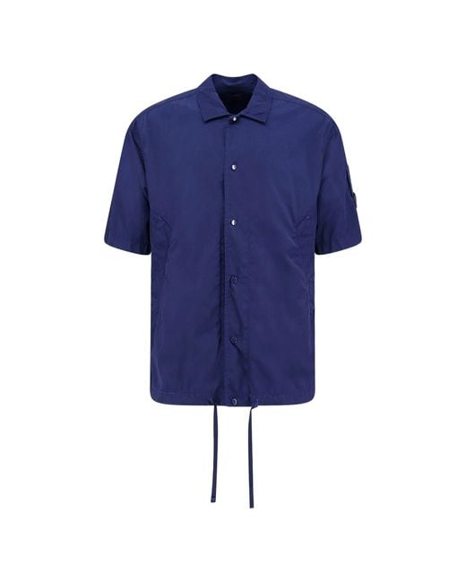 C P Company Blue Overshirt Overshirt