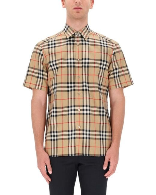 Burberry Multicolor "Check" Shirt for men