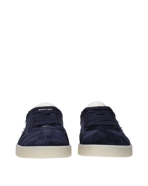 Prada Blue Sneakers Uomo Tessuto Blu for men