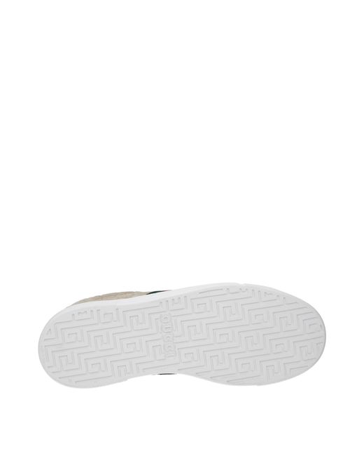 Gucci Gray Ace Sneakers Suede for men