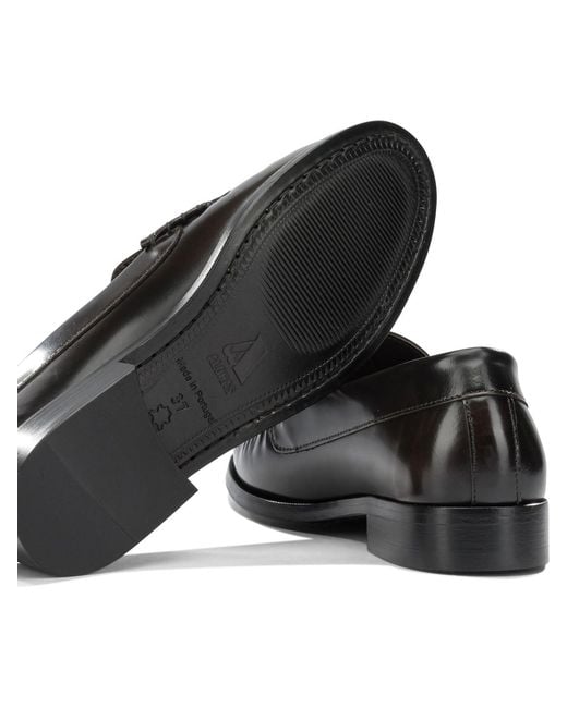 Alohas Black "Rivet" Loafers