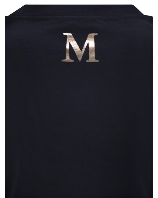 Max Mara Lusso T -shirt Met Korte Mouwen in het Blue