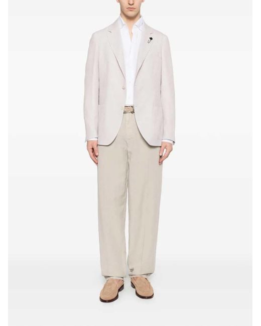Lardini White Roma Jacket for men