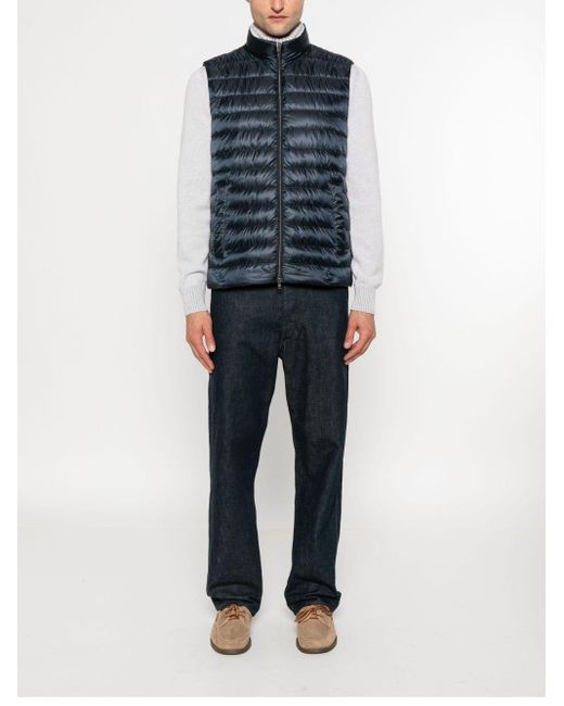 Herno Bodywarmer Met Rits in het Blue voor heren