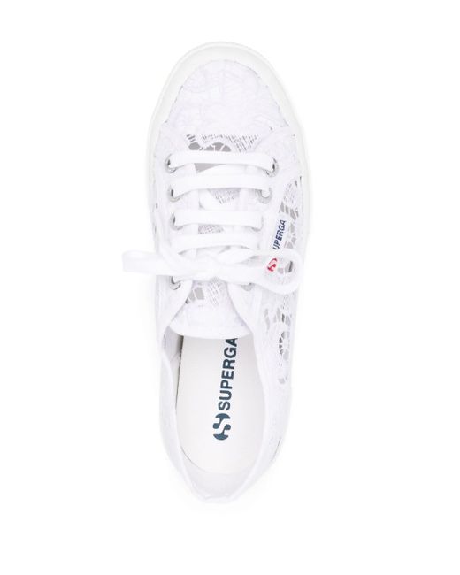 Superga White 2750 Makrame