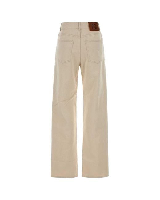 Fendi Natural Sand Denim Jeans