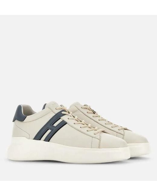 Hogan White Chunky Sneakers, Light,Off for men