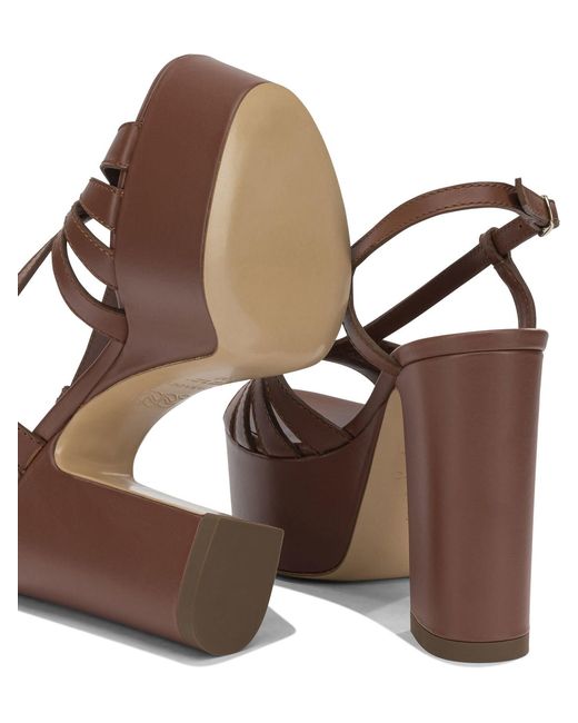 Casadei Brown Sandalen
