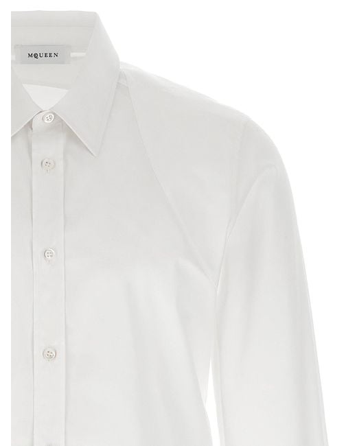 Camisa de 'arnés' de Alexander McQueen de hombre de color White