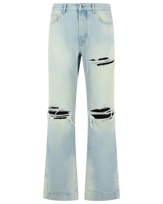 Amiri Jeans ,Blauw ,Straight Jeans in het Blue voor heren