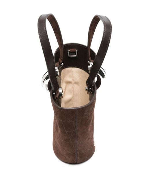 Jacquemus Le Petit Bambola Bucket Bag in het Brown