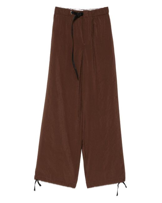 Pantaloni A Gamba Larga A Sabbia Bianca di White Sand in Brown