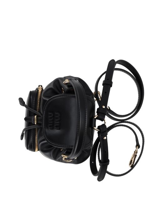 Miu Miu Black Borse Softy