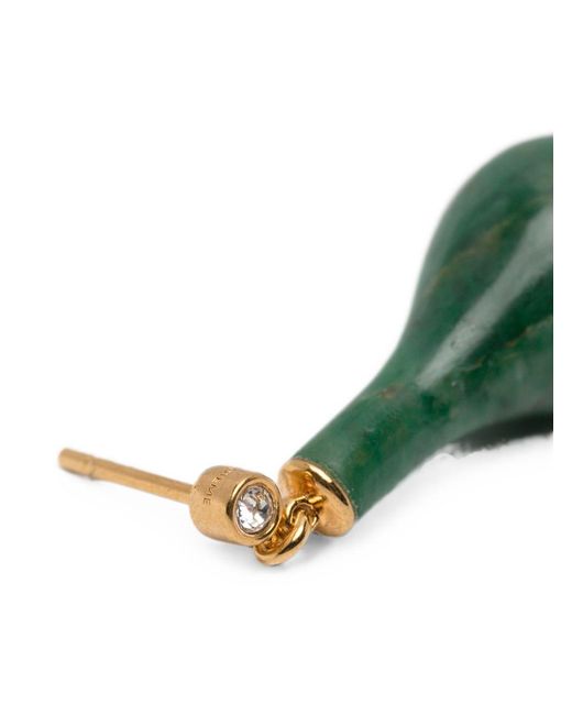 Totême Green Jade Drop Earrings